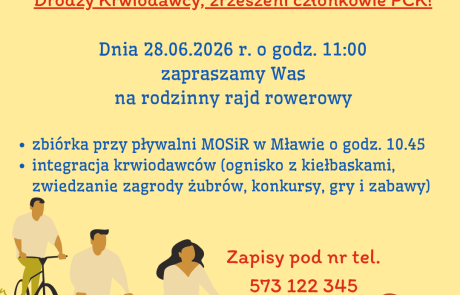 Rodzinny rajd rowerowy PCK