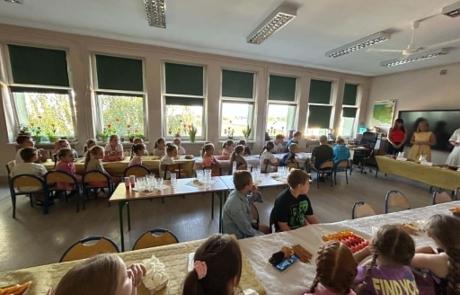 Goście ze Specjalnego Ośrodka Szkolno-Wychowawczego w SP nr 7