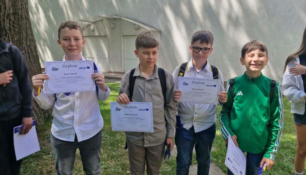 Sukces uczniów z SP 4 w finale Wojewódzkiego Konkursu Matematycznego 