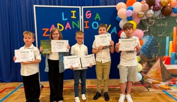 Uczniowie SP 4 laureatami konkursu matematycznego Liga Zadaniowa